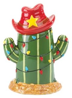 Christmas cactus sculpture