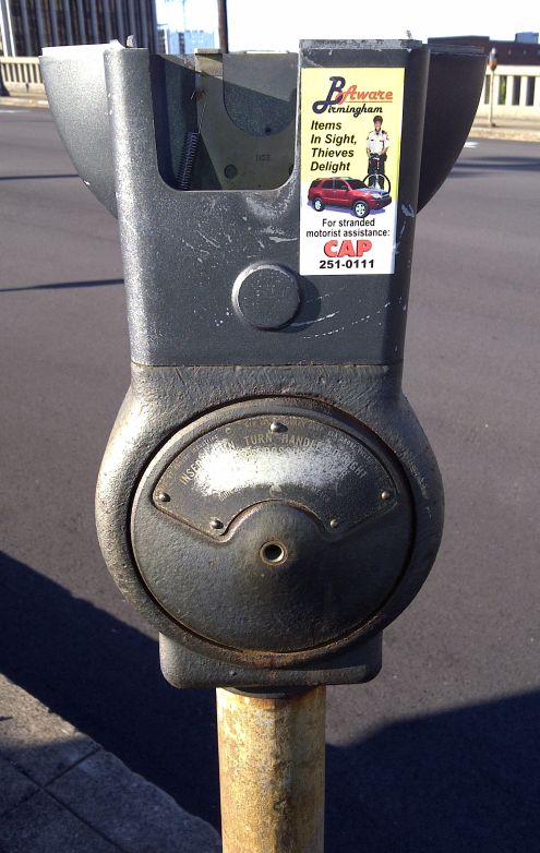 uncapped parking meter 040611