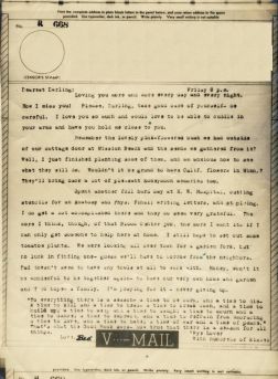 Bev to Ande: V-Mail of 11 June 1943