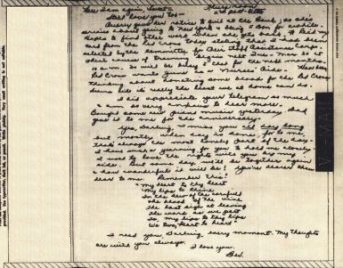 Bev to Ande: V-Mail of 25 March 1943 (part 2)