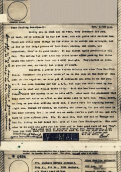 Bev to Ande: V-Mail of 5 June 1943