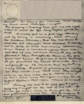 Bev to Ande: V-Mail of 5 May 1943