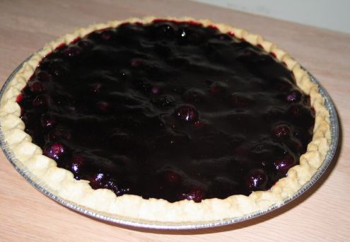Blueberry Glace Pie