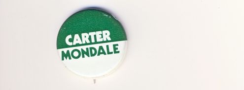 Carter/Mondale button (1980)