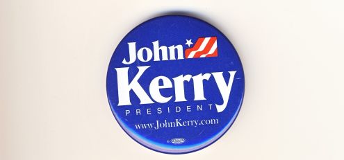 John Kerry for President button