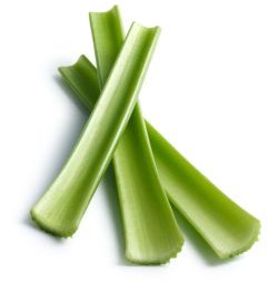 Celery!!  Crunchy and green.