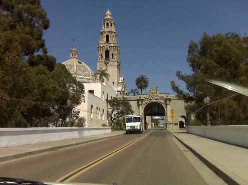 Crossing Suicide Bridge: Balboa Park, San Diego