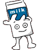 I am a dancing milk carton.