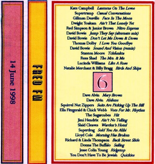 Fred FM 6: cassette tape insert