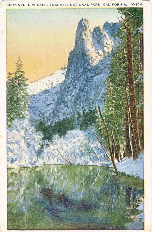 Sentinel in Winter, Yosemite National Park, California