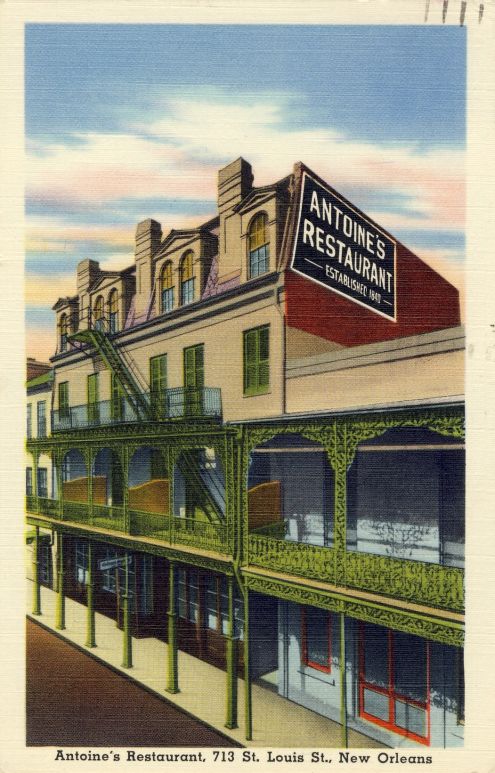 Postcard: Antoine's Restaurant, New Orleans