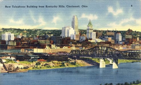Postcard: New Telephone Building, Cincinnati