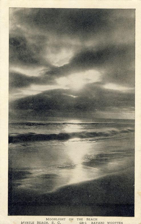 Postcard: Moonlight on Myrtle Beach