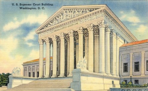 Postcard: U.S. Supreme Court Building, Washington D.C.