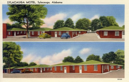 Postcard: Sylacauga Motel