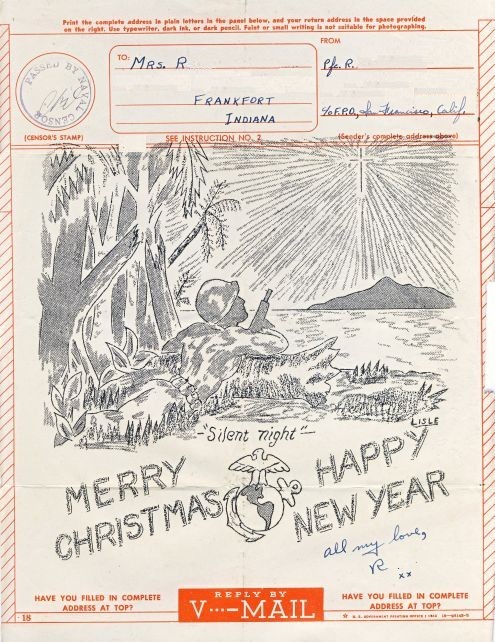 Richard to Alice: 25 December 1944 (letter 2)