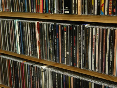 Just another shelf of CDs...