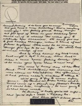 Bev to Ande: V-Mail of 4 May 1943