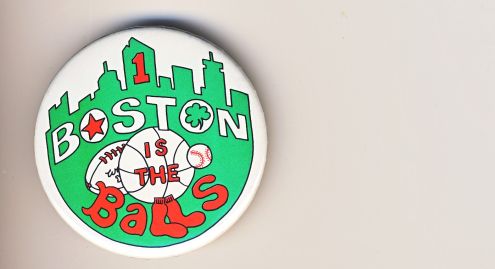 Boston is the Balls button