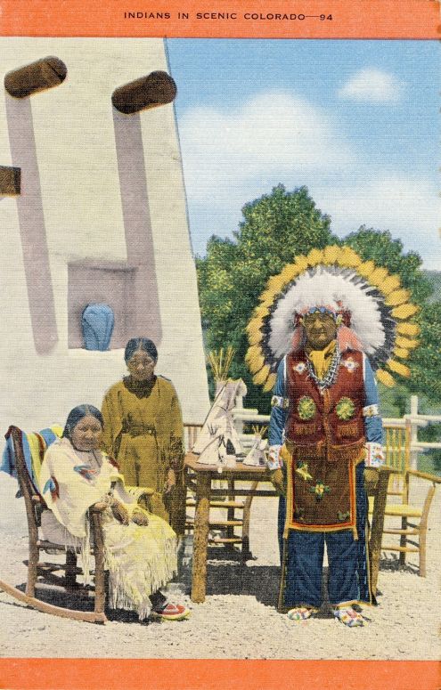 Indians in Scenic Colorado