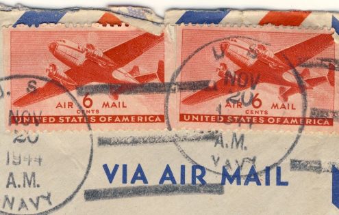 Richard to Alice: 16 November 1944 (envelope detail)