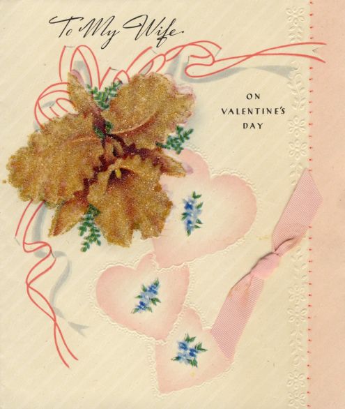 Richard to Alice: Valentine's Day 1946 (front of card)