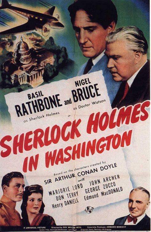 Sherlock Holmes in Washington one-sheet
